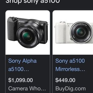 Perfect in box Sony camera